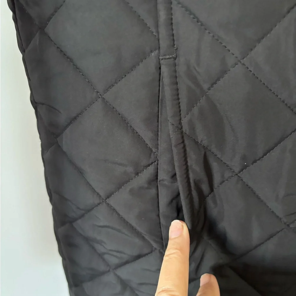 Lauren Ralph Lauren Black Utility Jacket‎ Quilted Design - Picture 4 of 8